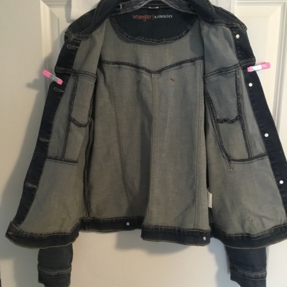 Wrangler Authentics Jean Jacket Blue Size L - Picture 5 of 8